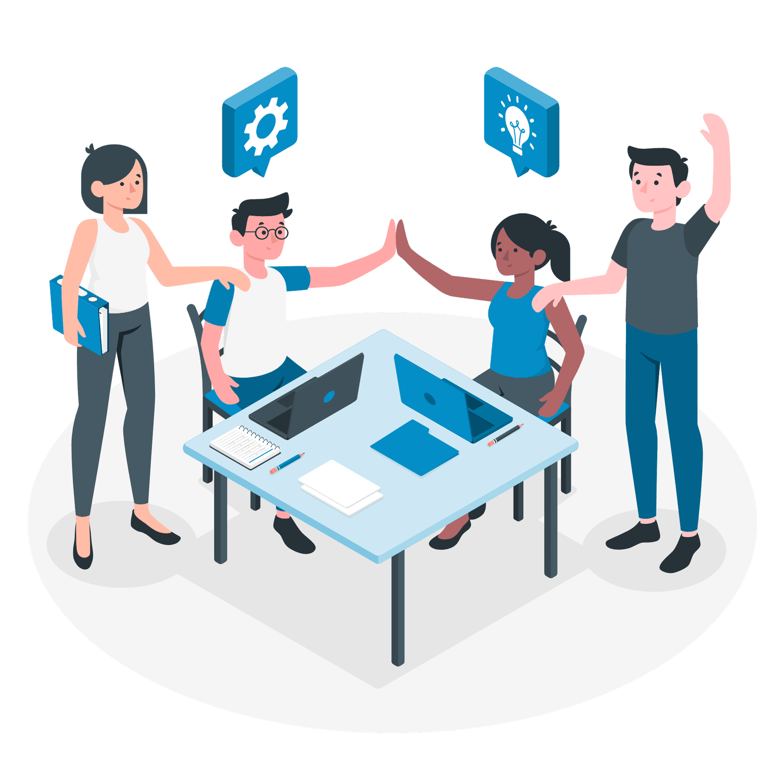 The GrowMoreTech delivery team at work